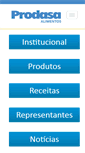 Mobile Screenshot of prodasa.com.br